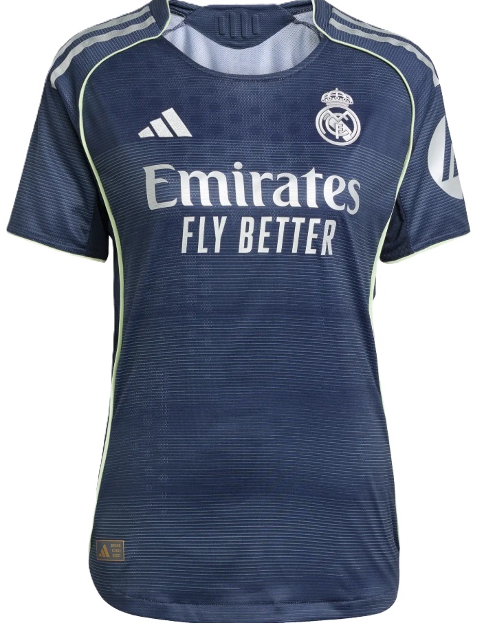 Camisa Feminina II Real Madrid 2025 2026 Adidas oficial 